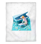 Elegant Golden Gate bridge pattern on bedroom duvet.